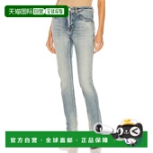 香港直邮Saint 中号束腰紧身牛仔裤 Laurent 女士 圣罗兰 1h可退