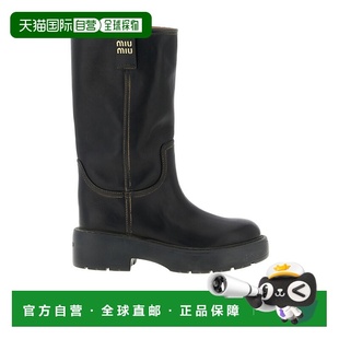 5U270E5ODF055短靴 圆头短筒靴 香港直邮Miu Miu