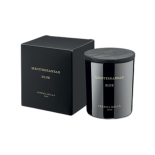 欧洲直邮cereria molla奢莫拉 地中海蓝卧室香熏蜡烛230g正品