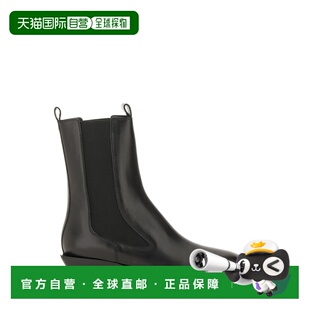 1h可退 香港直邮aeyde 女士 黑色皮质靴子 35400200BLACK