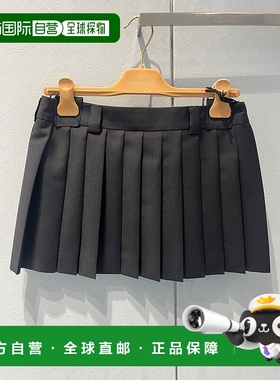 1h可退 香港直邮Miu Miu 百褶半身裙 MG204012I1SOOO百褶裙a字裙