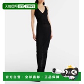 香港直邮rick 女士 owens 1h可退 瑞克 欧文斯 V领坦克针织长款 连