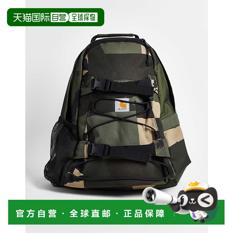1h可退 香港直邮CARHARTT WIP 男士 kickflip 迷彩背包 green绿色