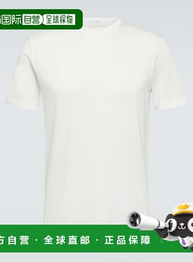 香港直邮The Row 男士 Luke 棉质针织T恤 white白色 舒适时尚