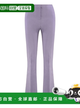 香港直邮Pinko 品高 女士 亚麻裤子 104690A0IM purple紫色 舒适