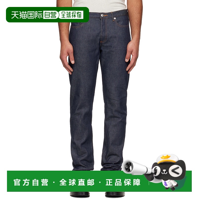 香港直邮A.P.C. 男士 海军蓝 Petit Standard 牛仔裤 CODBSM09002