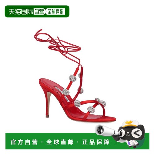 1h可退 欧洲直邮MANOLO BLAHNIK 女士凉鞋 42213580003RED6208 SS