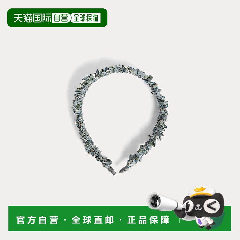 自营欧洲直邮Bonpoint小樱桃 Jovie蓝绿色儿童有机棉Liberty布料