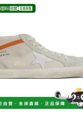 香港直邮GOLDEN GOOSE 男士 系带高帮板鞋 GMF00122F006148运动鞋