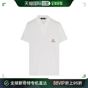 FAL6786 白色翻领徽标短袖 Polo衫 香港直发LORO PIANA诺悠翩雅男士