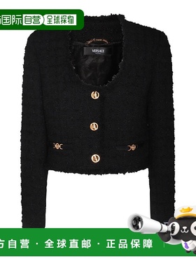 香港直邮Versace 范思哲 女士 单排扣休闲夹克 10157441A10096