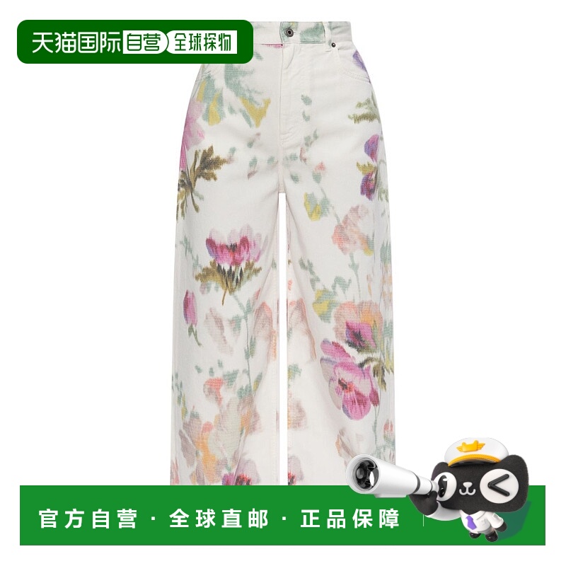 1h可退 香港直邮LOEWE 罗意威 女士 腰带环牛仔长裤 S359Y11XDK