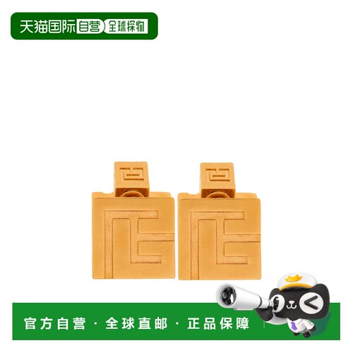 1h可退 香港直邮Balmain PB 3D 圆圈耳环 GN1XK586MBRA耳坠配饰