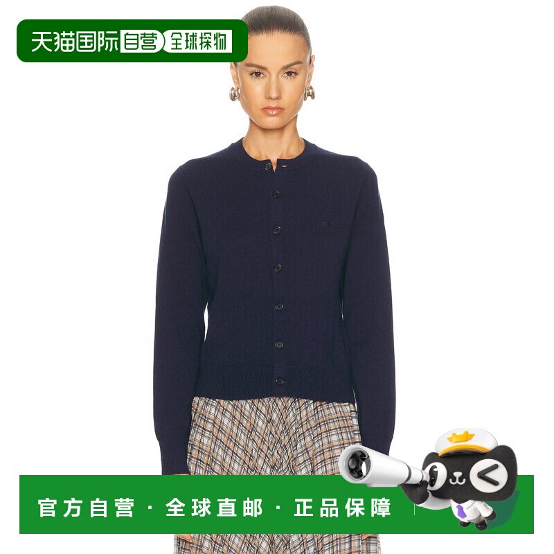 1h可退 香港直邮Acne Studios 艾克妮 女士 Kalas 牦牛针织开衫 A