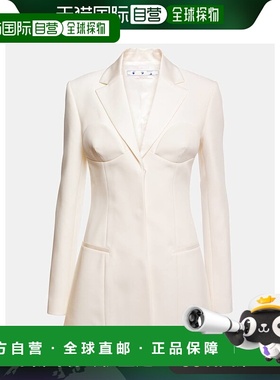 香港直邮Off-White 女士 卡迪西装外套 001289 white白色 舒适时