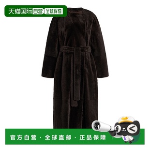 1h可退 香港直邮The Row 女士 Madelina 毛羊皮大衣 brown棕色 舒