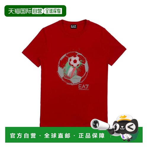 香港直邮EA7 Emporio Armani logo圆领T恤 2736794A206短袖阿玛尼
