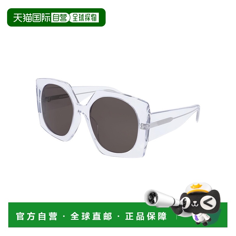 1h可退 欧洲直邮courreges 女士 太阳镜正品时尚遮阳舒适 显脸小