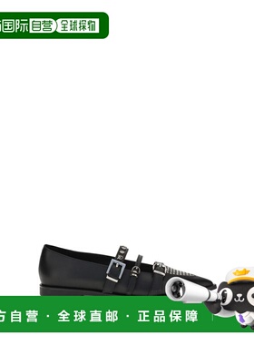 1h可退 香港直邮Pinko 品高 女士 ZULEMA 02 小牛皮黑色芭蕾平底