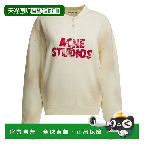 1h可退 香港直邮ACNE STUDIOS 女士针织衫 AI0181AEG CO 白色 长