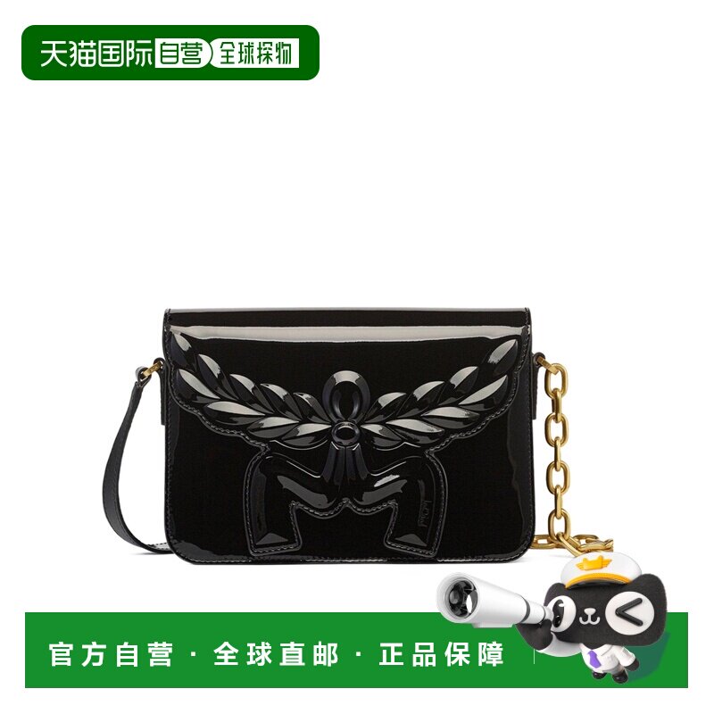 香港直邮MCM 女士单肩包 MWRFSAC01BK AW2025 黑色 小号Himmel La