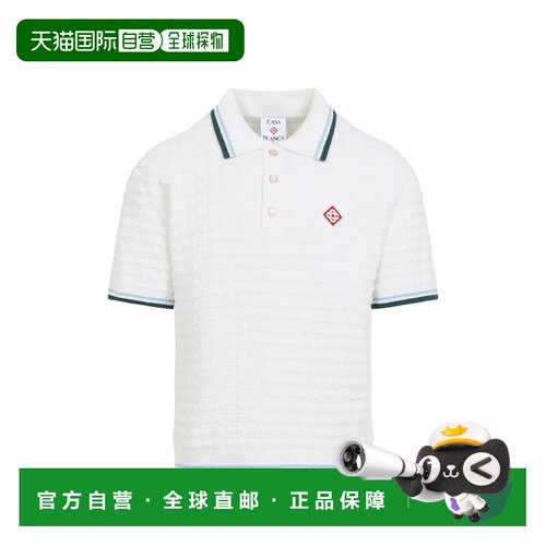 CASABLANCA 男士T恤 MPF26KW99901COTTONNYLONWHITE