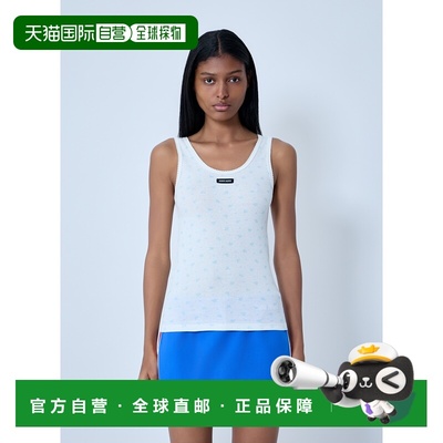 1h可退 香港直邮Miu Miu 缪缪 女士 条纹背心 MJT72718ZU