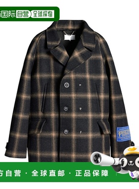 香港直邮Maison Margiela Pendleton 格纹羊毛外套 S67AM0071S782