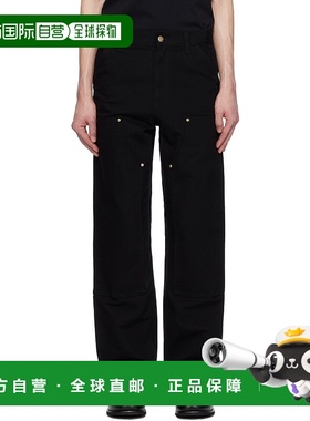香港直邮CARHARTT WIP 男士 黑色 Double Knee 长裤 I031501