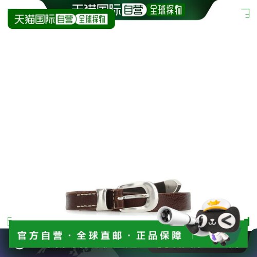 1h可退 香港直邮Our Legacy 女士 我們的經典扣環腰帶 A2208BBR棕