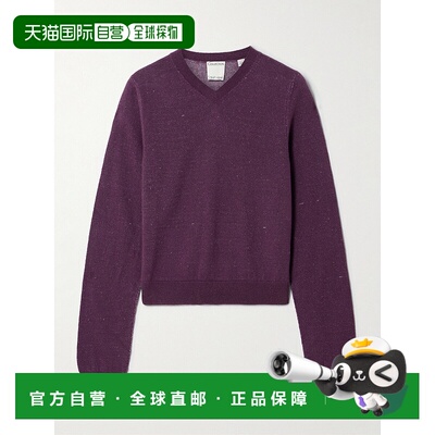 香港直邮Calvin Klein Collection 女士 Celia 短款亚麻,羊绒棉混