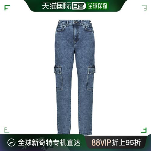 欧洲直邮Noisy May  NMMONI  女装工装裤 27029295-MEDIUM-BLUE-D