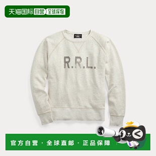 自营欧洲直邮RALPH LAUREN拉夫劳伦 RRL徽标羊毛运动衫卫衣