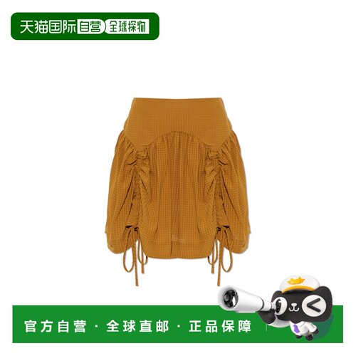 1h可退 香港直邮ALL SAINTS 女士半身裙 ARIAW013RFGOLDENBROWN A