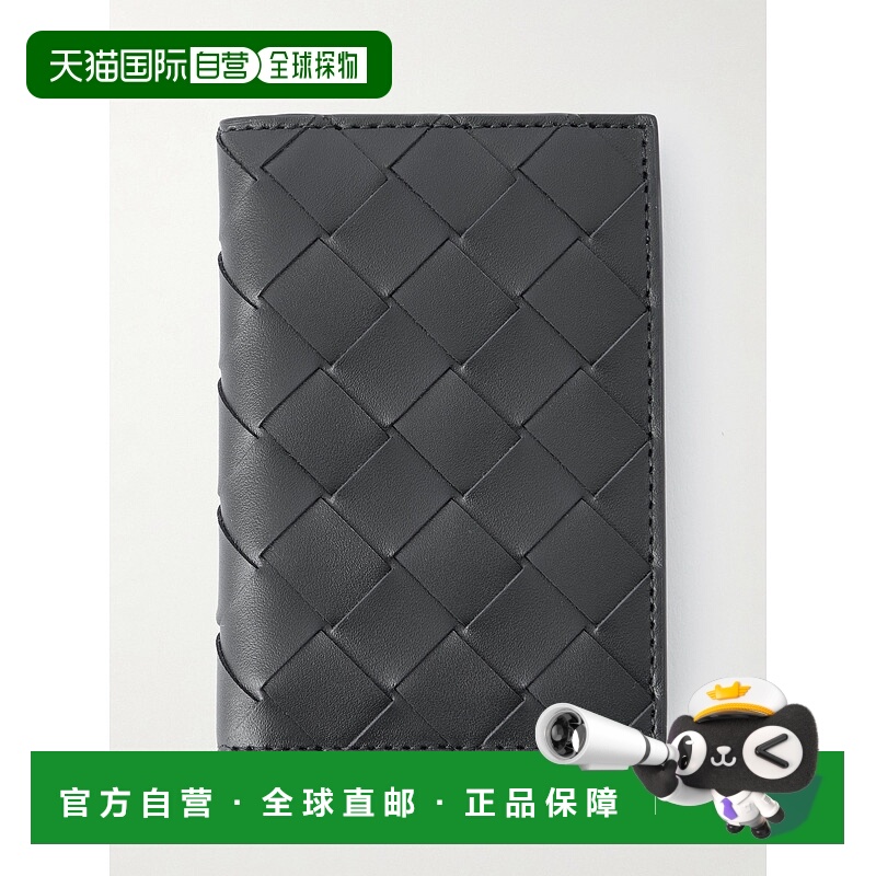 香港直邮Bottega Veneta 葆蝶家 男士 编织皮革二摺卡套 749417VC
