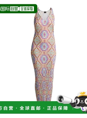 1h可退 香港直邮Etro 艾特罗 女士 长款连衣裙 purple紫色 舒适时