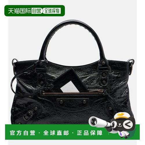 1h可退 香港直邮Balenciaga 巴黎世家 女士 Le City 小号皮革手提