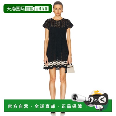 香港直邮Bode 女士 Duxbury 连衣裙 WRS25KT017 black黑色 舒适时