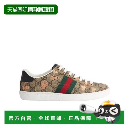 自营1h可退 Gucci Ace系列浆果印花运动鞋 433900UM610古驰