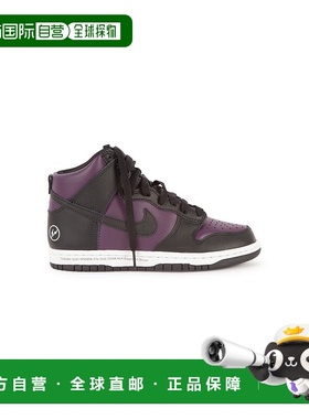 自营欧洲直邮Nike耐克 x Fragment Design联名系列黑色/紫色皮革