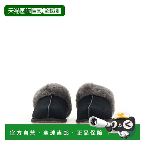 1h可退 香港直邮UGG 女士拖鞋 1106872BCGR AW2025 黑色 SLIP-ON