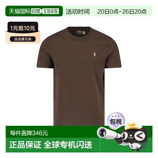1h可退 香港直邮Polo Ralph Lauren Polo 拉夫 劳伦 男士 标志圆T