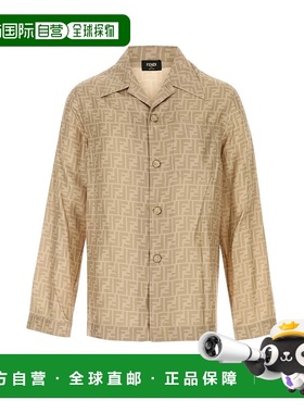 香港直邮Fendi 芬迪 男士 长袖衬衫 FS1300AKEE beige米色 舒适时
