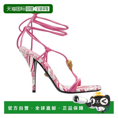 香港直邮Versace 方头高跟凉鞋 10204691A15304范思哲