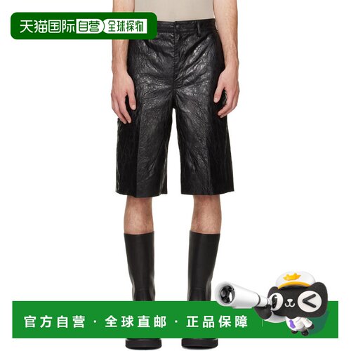 1h可退 香港直邮rick owens 瑞克 欧文斯 男士 黑色 Tower Tumble