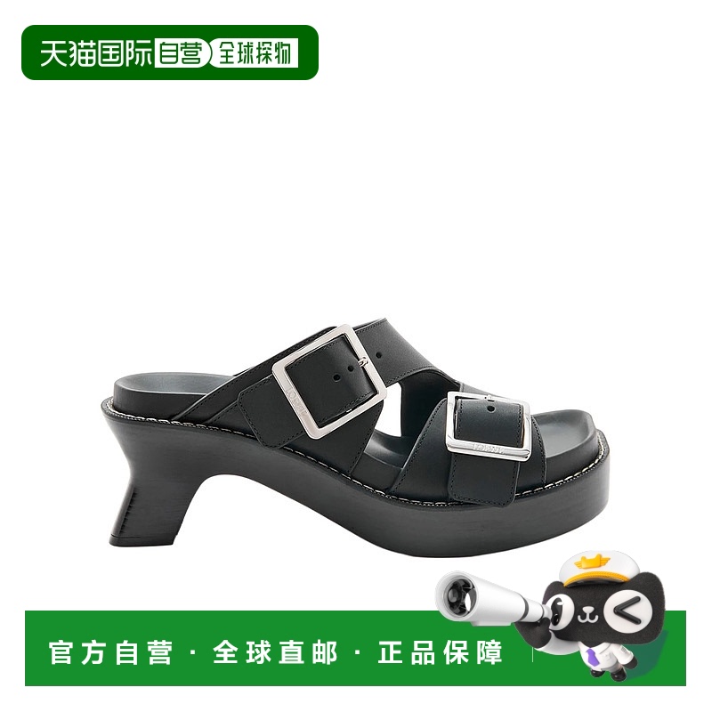 香港直邮Loewe Ease 方头高跟凉鞋 L814465X83
