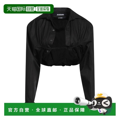 1h可退 香港直邮Jacquemus 女士 Blouses 纯色衬衫 black黑色 舒