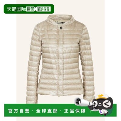 香港直邮HERNO 女士夹克 100168116712000 CO 浅棕色 Lightweight