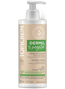 欧洲直邮Topicrem特碧润Dermo沐浴乳390ml 保湿滋养舒缓修护正品