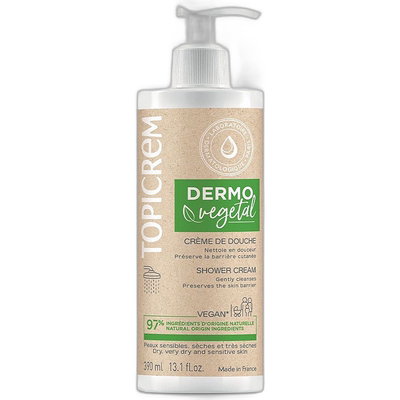 欧洲直邮Topicrem特碧润Dermo沐浴乳390ml 保湿滋养舒缓修护正品